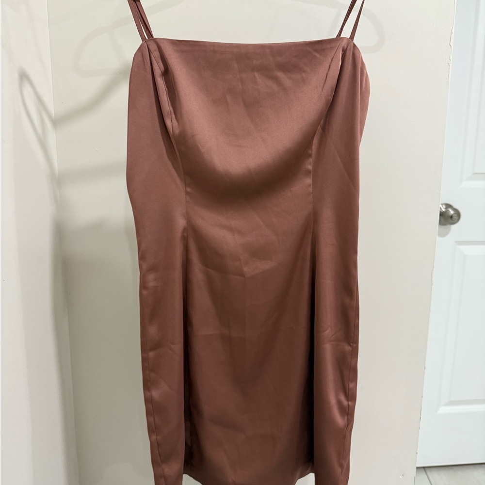 Aritzia - Sunday Best Mini Satin dress
